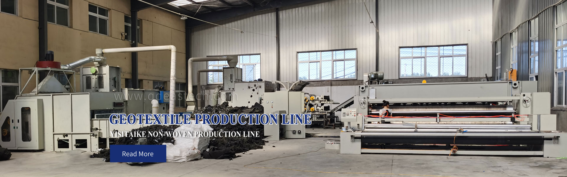 Geotextile production line