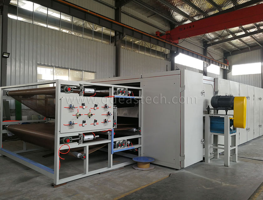 Formed felt and hard mattress Oven