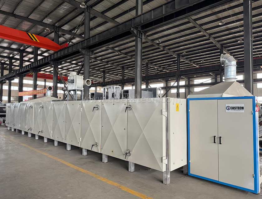 Polyester fiber sound-absorbing board production line 